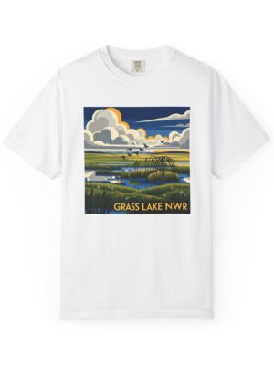 Grass Lake National Wildlife Refuge WPA Style Unisex T-shirt
