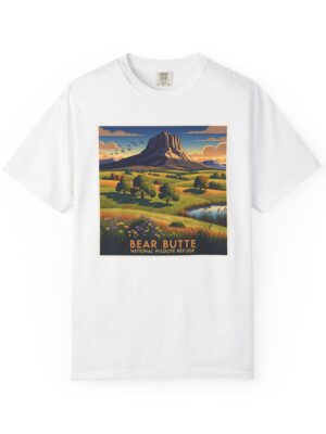 Bear Butte National Wildlife Refuge WPA Style Unisex T-shirt