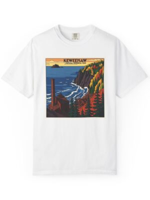 Keweenaw National Historical Park WPA Style Unisex T-shirt