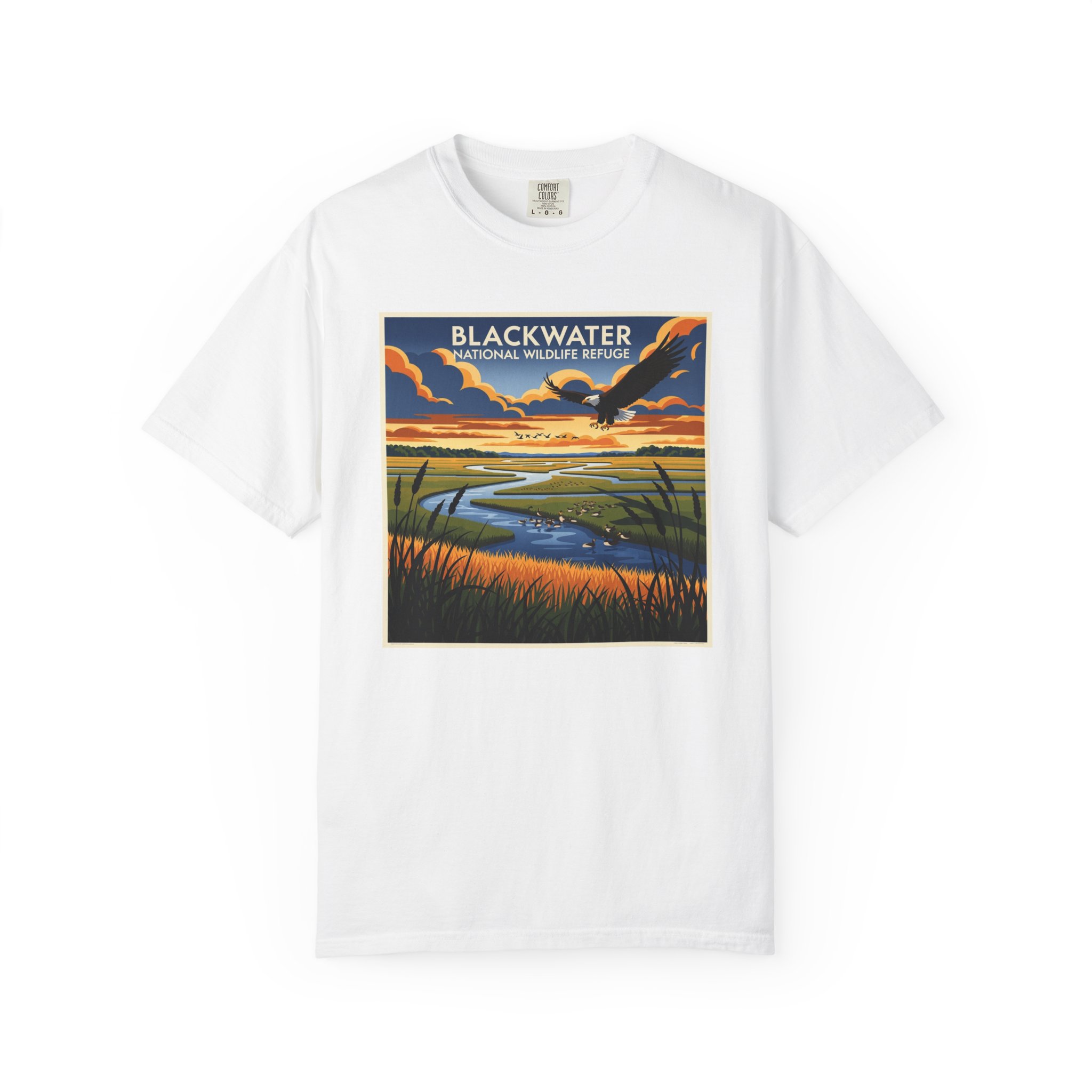 Blackwater National Wildlife Refuge WPA Style Unisex T-shirt