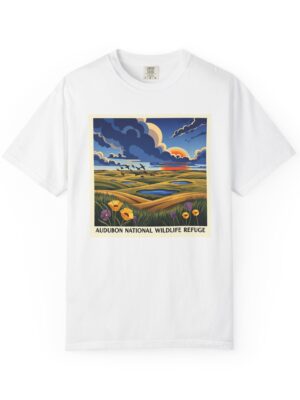 Audubon National Wildlife Refuge WPA Style Unisex T-shirt