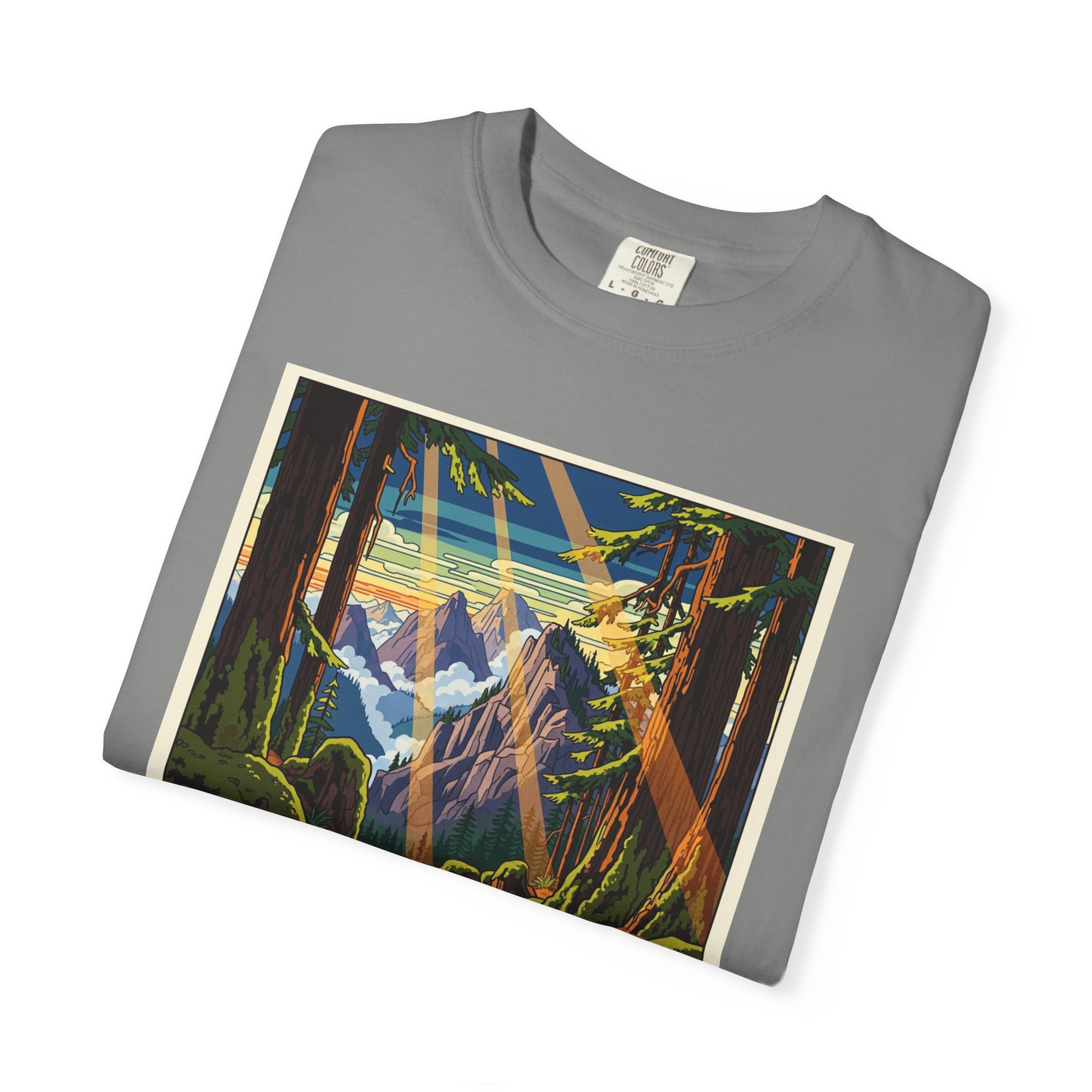 Grassy Knob Wilderness WPA Style Unisex T-shirt - Image 9