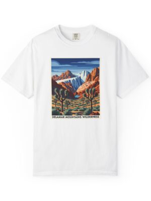 Delamar Mountains Wilderness WPA Style Unisex T-shirt
