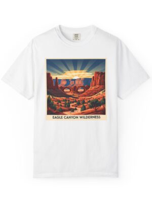 Eagle Canyon Wilderness WPA Style Unisex T-shirt