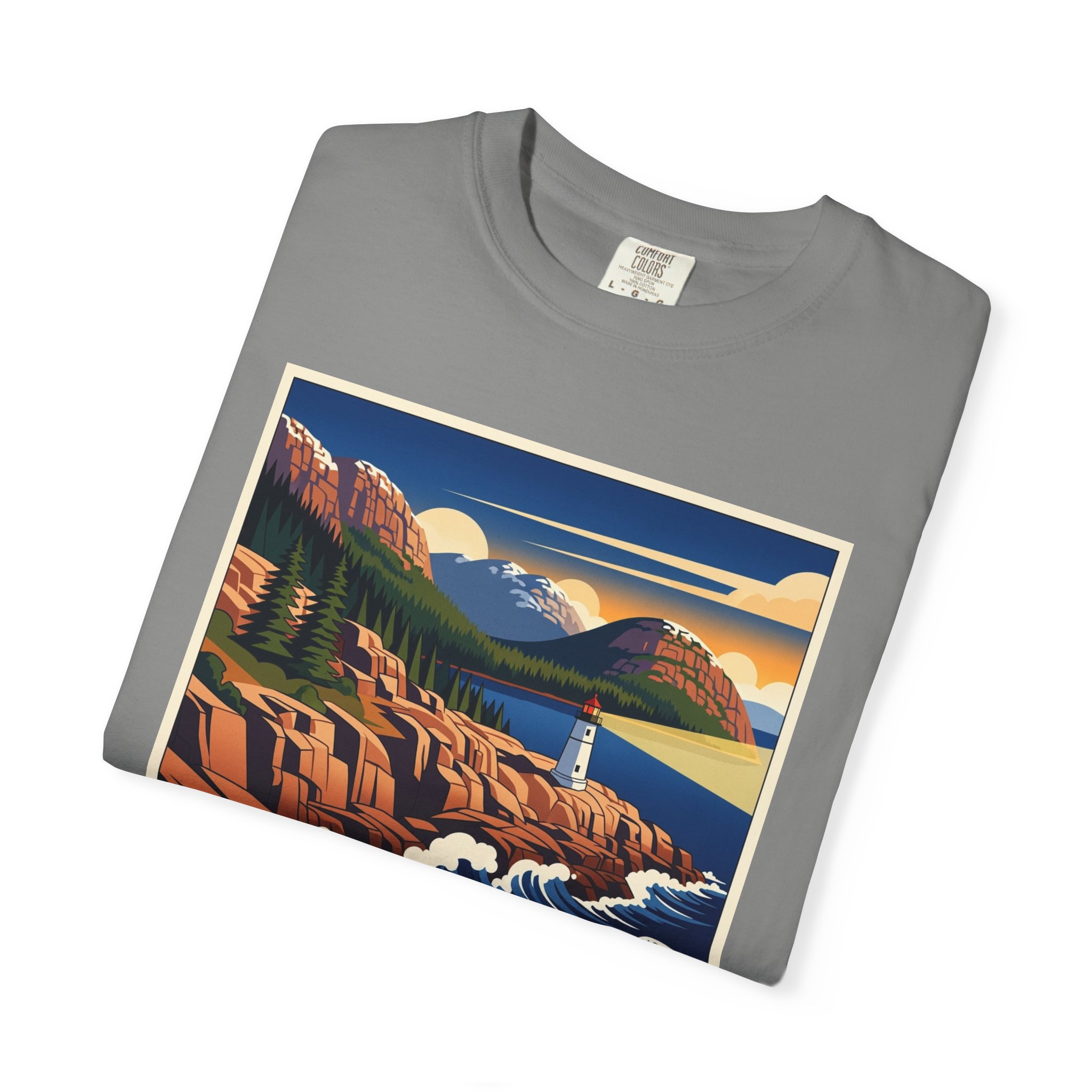 Acadia National Park WPA Style Unisex T-shirt - Image 9