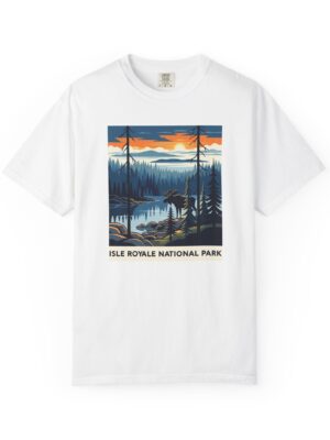 Isle Royale National Park WPA Style Unisex T-shirt