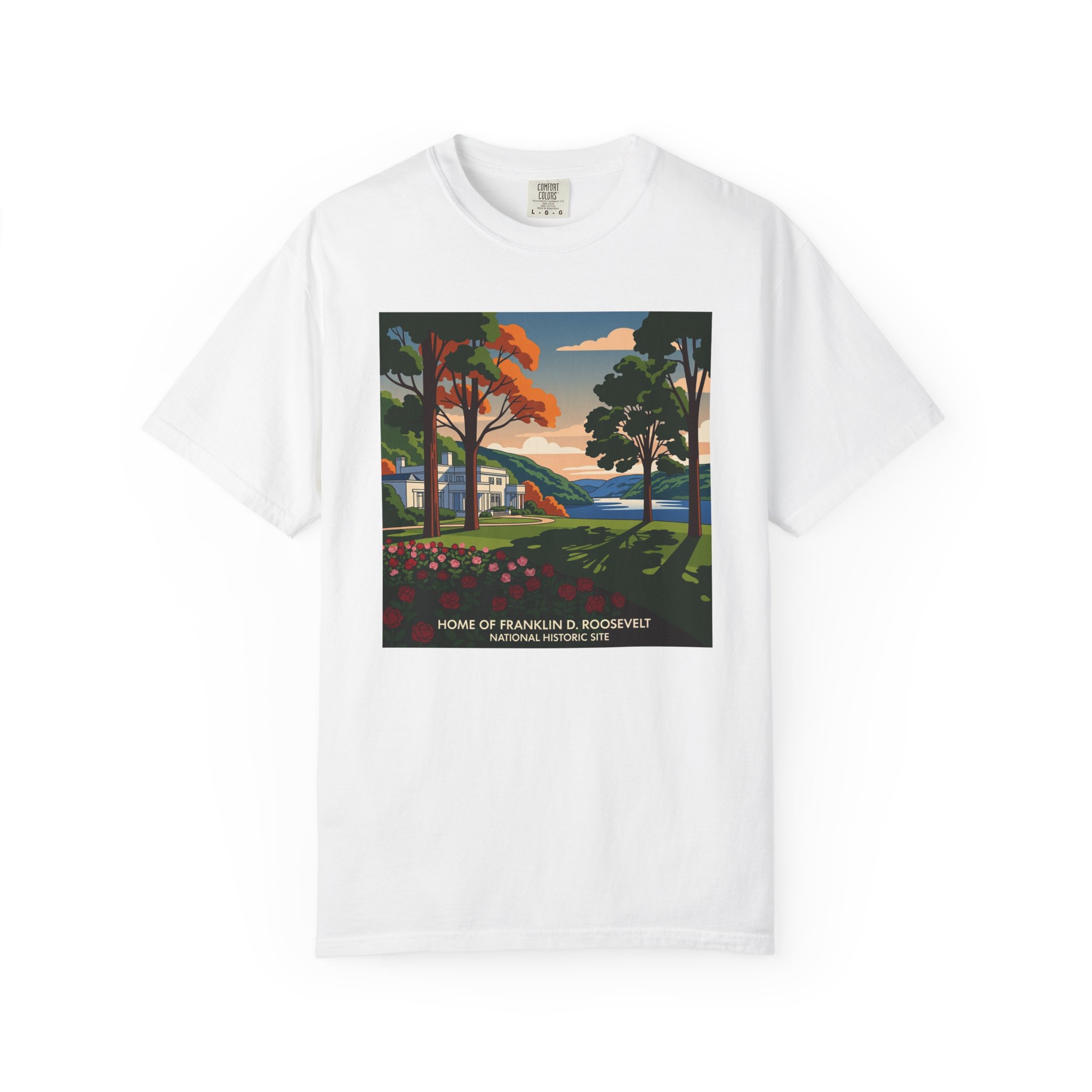 Home of Franklin D. Roosevelt National Historic Site WPA Style Unisex T-shirt