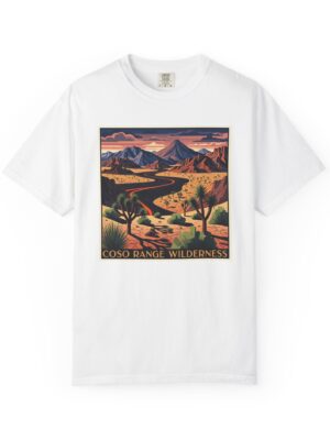 Coso Range Wilderness WPA Style Unisex T-shirt