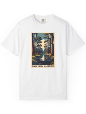 Black Creek Wilderness WPA Style Unisex T-shirt