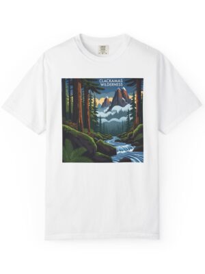 Clackamas Wilderness WPA Style Unisex T-shirt