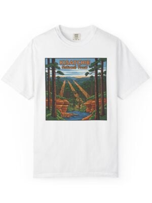 Kisatchie National Forest WPA Style Unisex T-shirt
