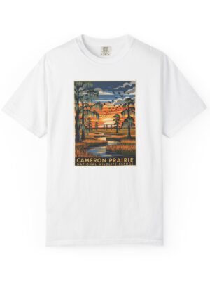 Cameron Prairie National Wildlife Refuge WPA Style Unisex T-shirt