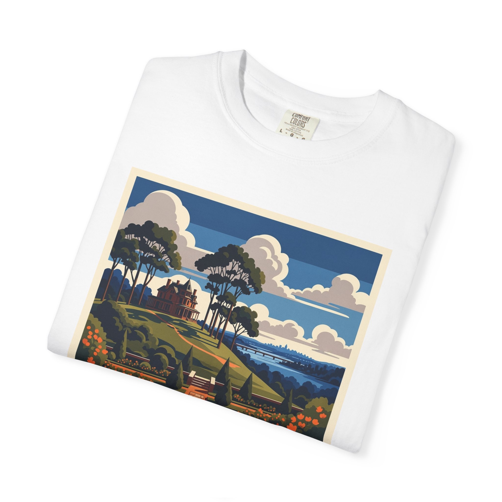 Frederick Douglass National Historic Site WPA Style Unisex T-shirt - Image 3