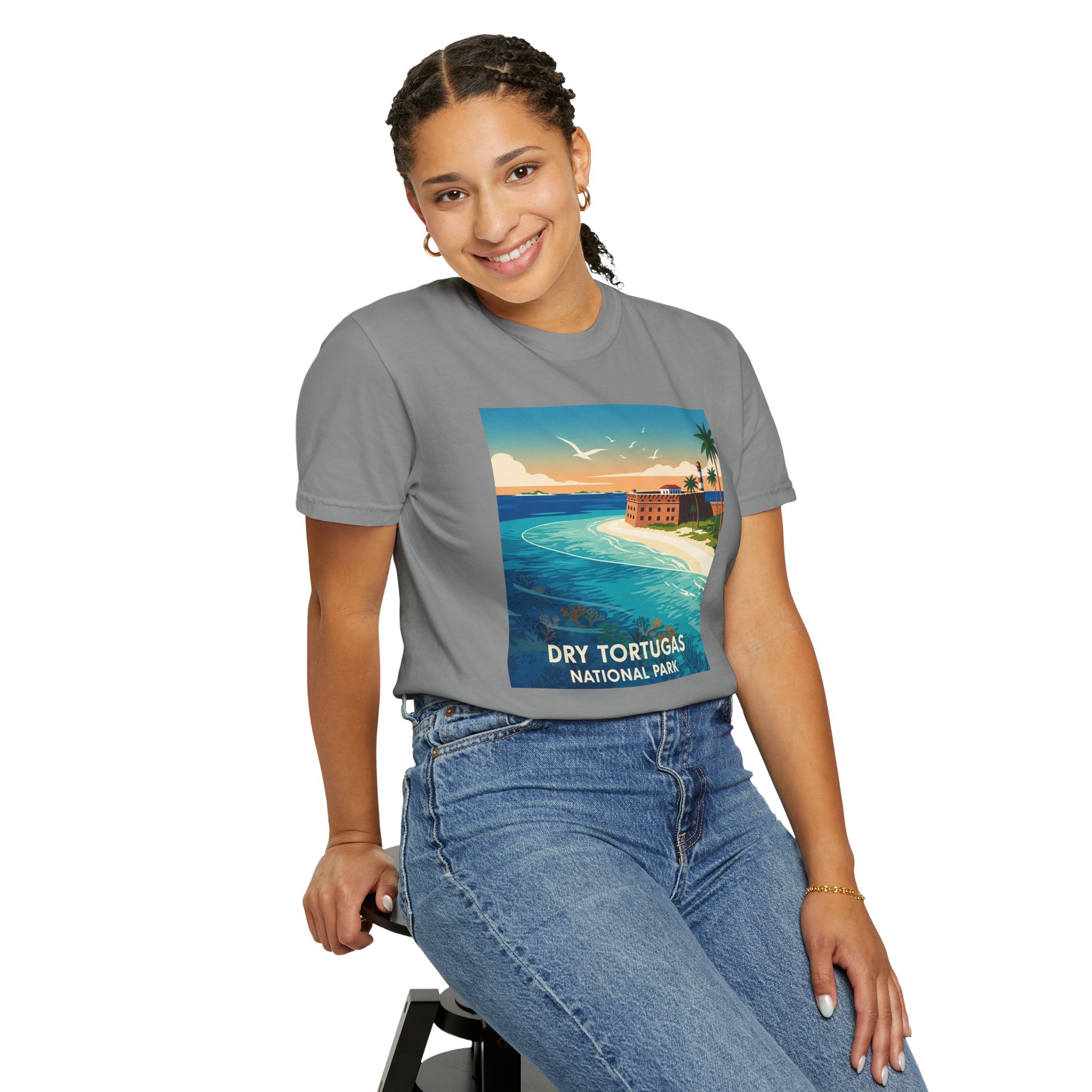 Dry Tortugas National Park WPA Style Unisex T-shirt - Image 11