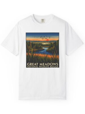 Great Meadows National Wildlife Refuge WPA Style Unisex T-shirt