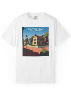 Lincoln Home National Historic Site WPA Style Unisex T-shirt