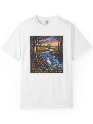 J.N. "Ding" Darling Wilderness WPA Style Unisex T-shirt