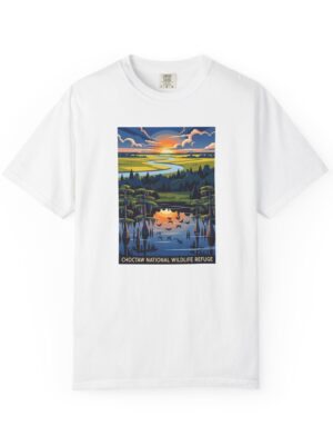 Choctaw National Wildlife Refuge WPA Style Unisex T-shirt