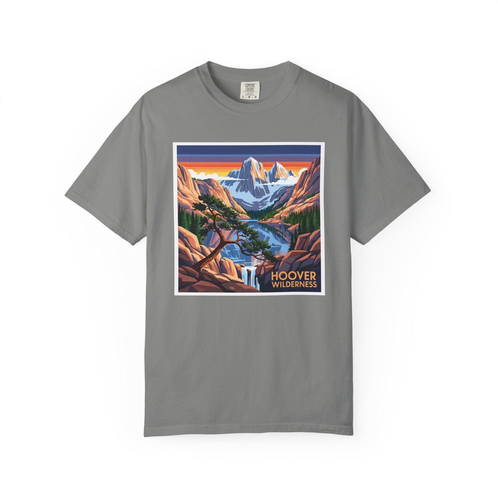 Hoover Wilderness WPA Style Unisex T-shirt - Image 7
