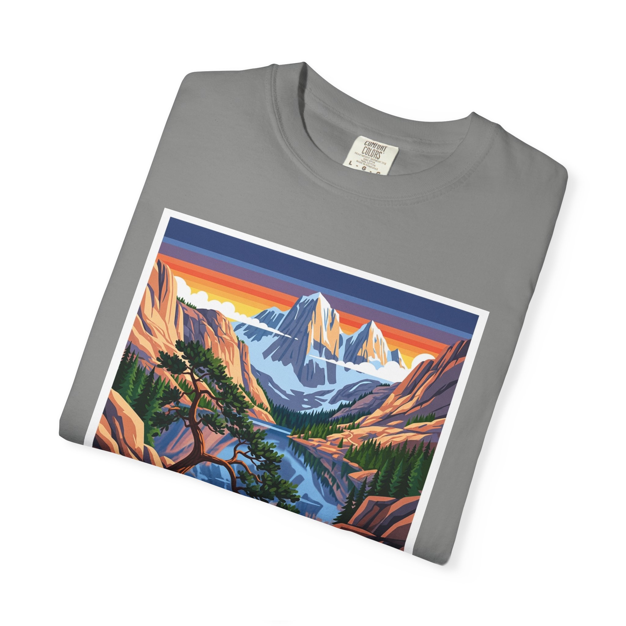 Hoover Wilderness WPA Style Unisex T-shirt - Image 9