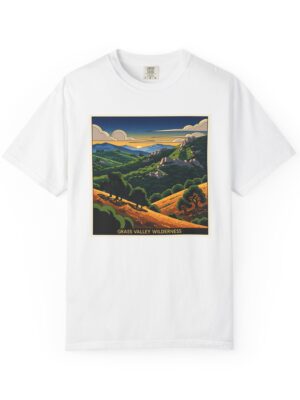 Grass Valley Wilderness WPA Style Unisex T-shirt