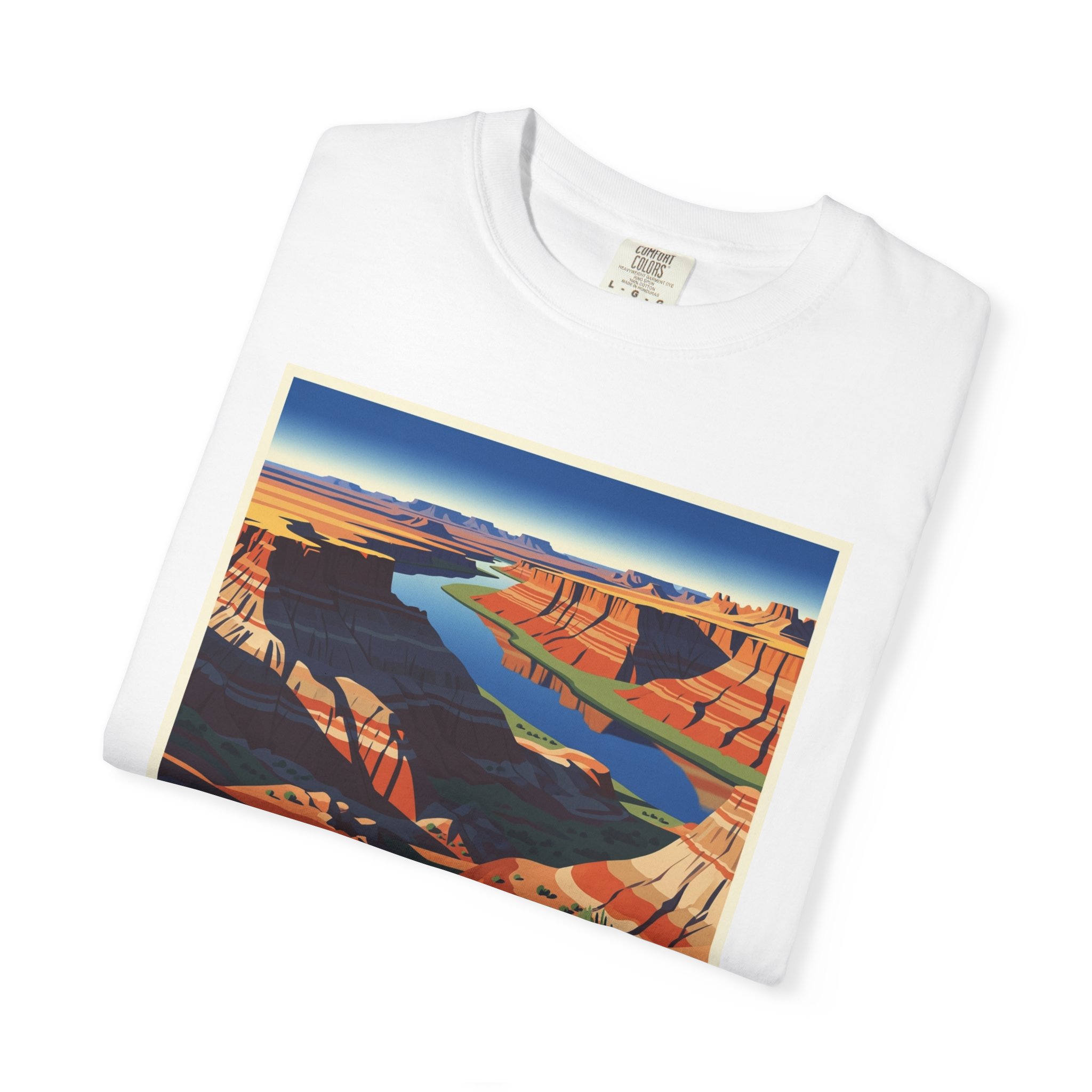 Hagerman Fossil Beds National Monument WPA Style Unisex T-shirt - Image 3