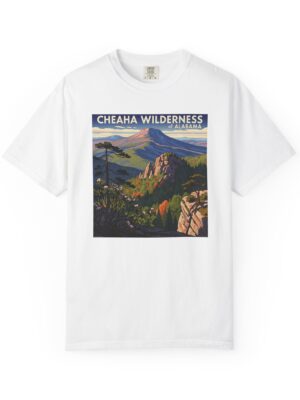 Cheaha Wilderness WPA Style Unisex T-shirt