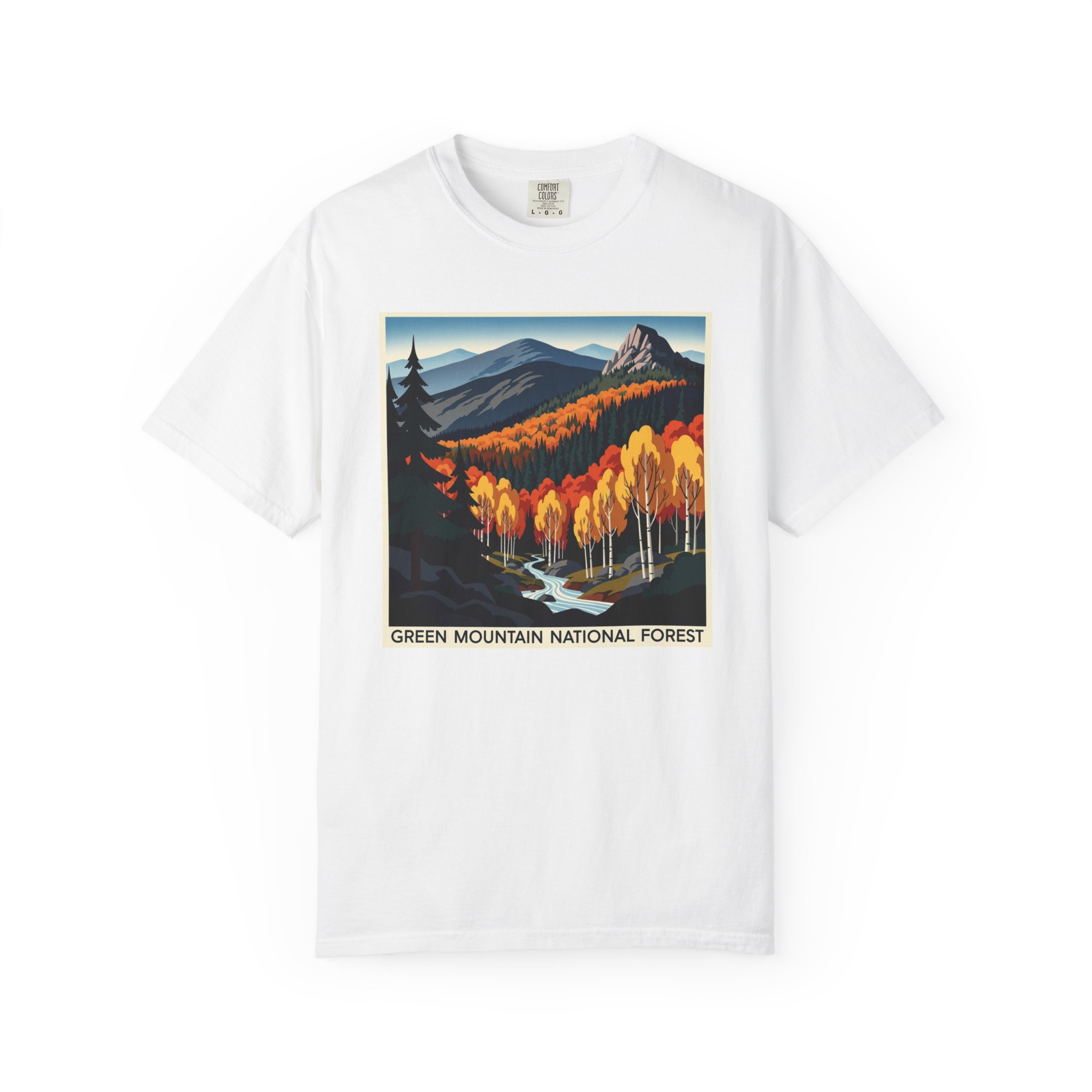 Green Mountain National Forest WPA Style Unisex T-shirt