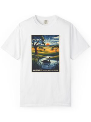 Kankakee National Wildlife Refuge WPA Style Unisex T-shirt