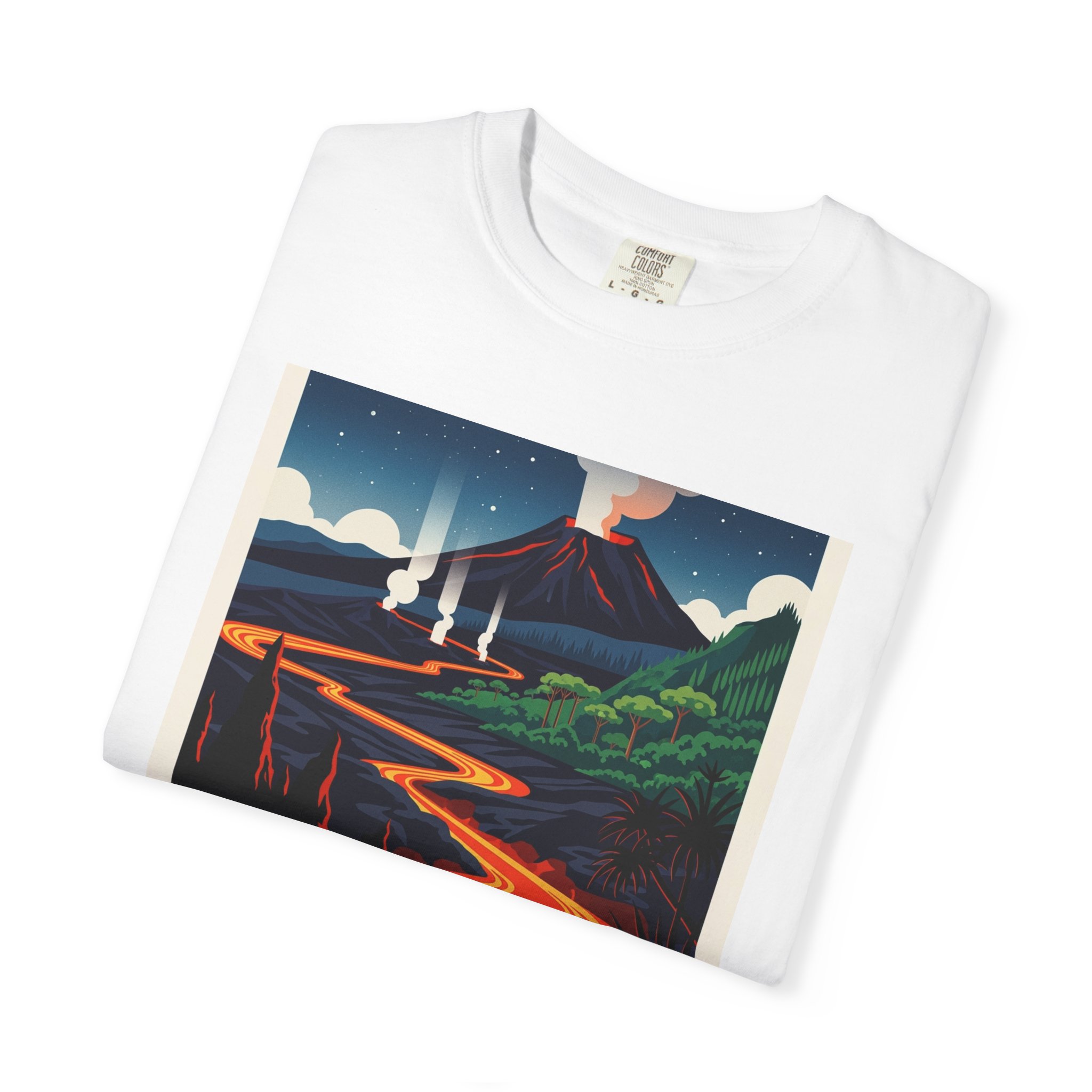 Hawaiʻi Volcanoes National Park WPA Style Unisex T-shirt - Image 3