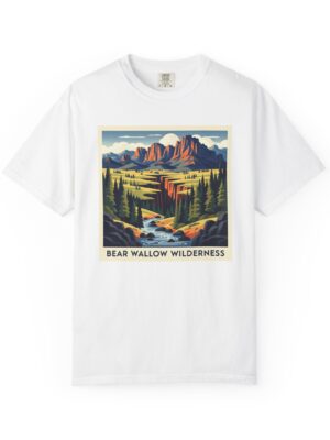 Bear Wallow Wilderness WPA Style Unisex T-shirt