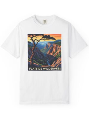 Flatside Wilderness WPA Style Unisex T-shirt