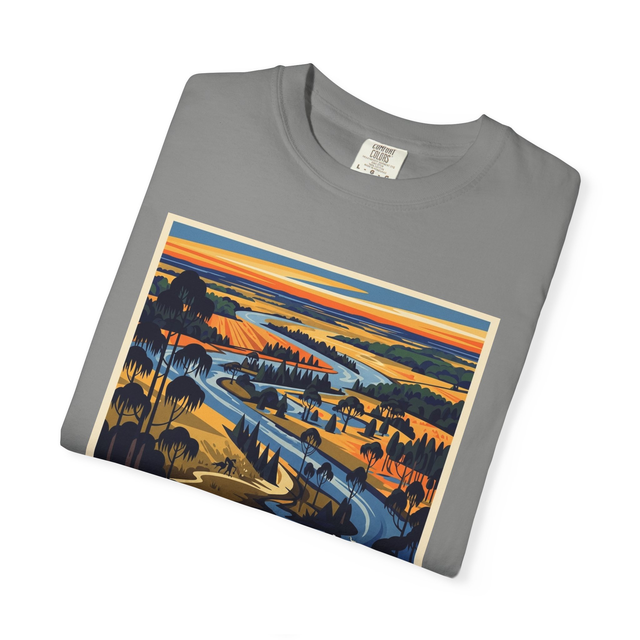 Coldwater River National Wildlife Refuge WPA Style Unisex T-shirt - Image 9