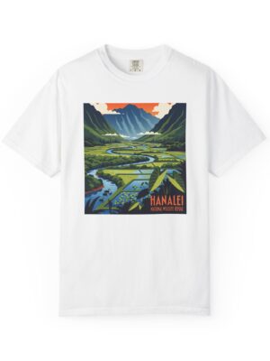 Hanalei National Wildlife Refuge WPA Style Unisex T-shirt