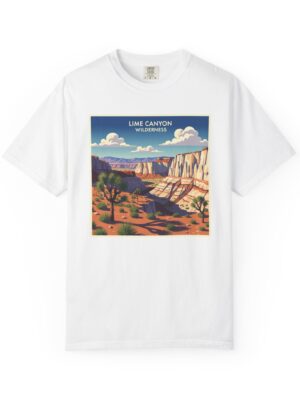 Lime Canyon Wilderness WPA Style Unisex T-shirt
