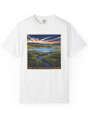 Deer Flat National Wildlife Refuge WPA Style Unisex T-shirt