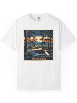 Atchafalaya National Wildlife Refuge WPA Style Unisex T-shirt