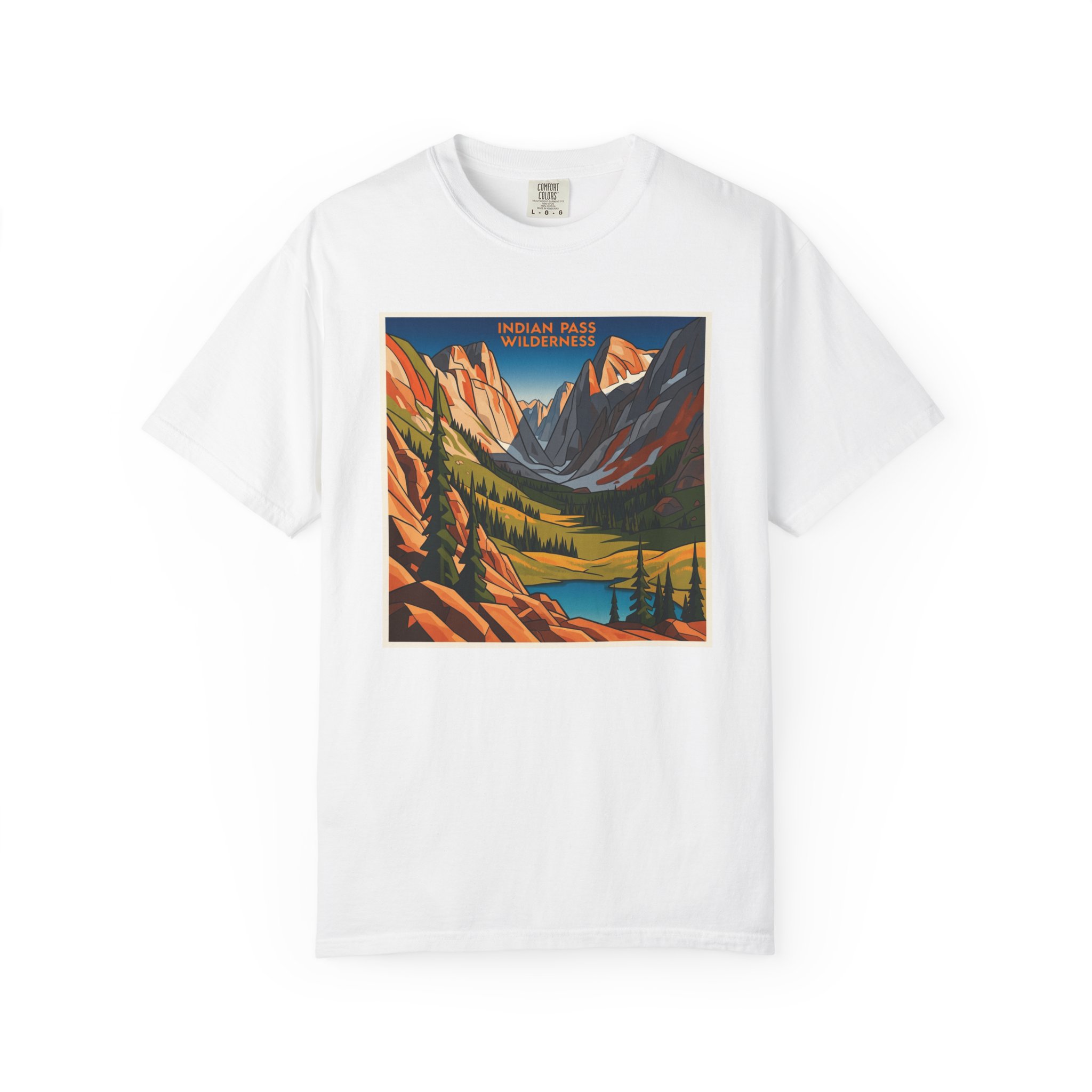 Indian Pass Wilderness WPA Style Unisex T-shirt