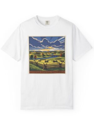 Antietam National Battlefield WPA Style Unisex T-shirt