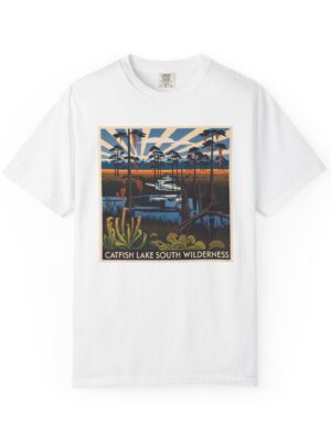 Catfish Lake South Wilderness WPA Style Unisex T-shirt