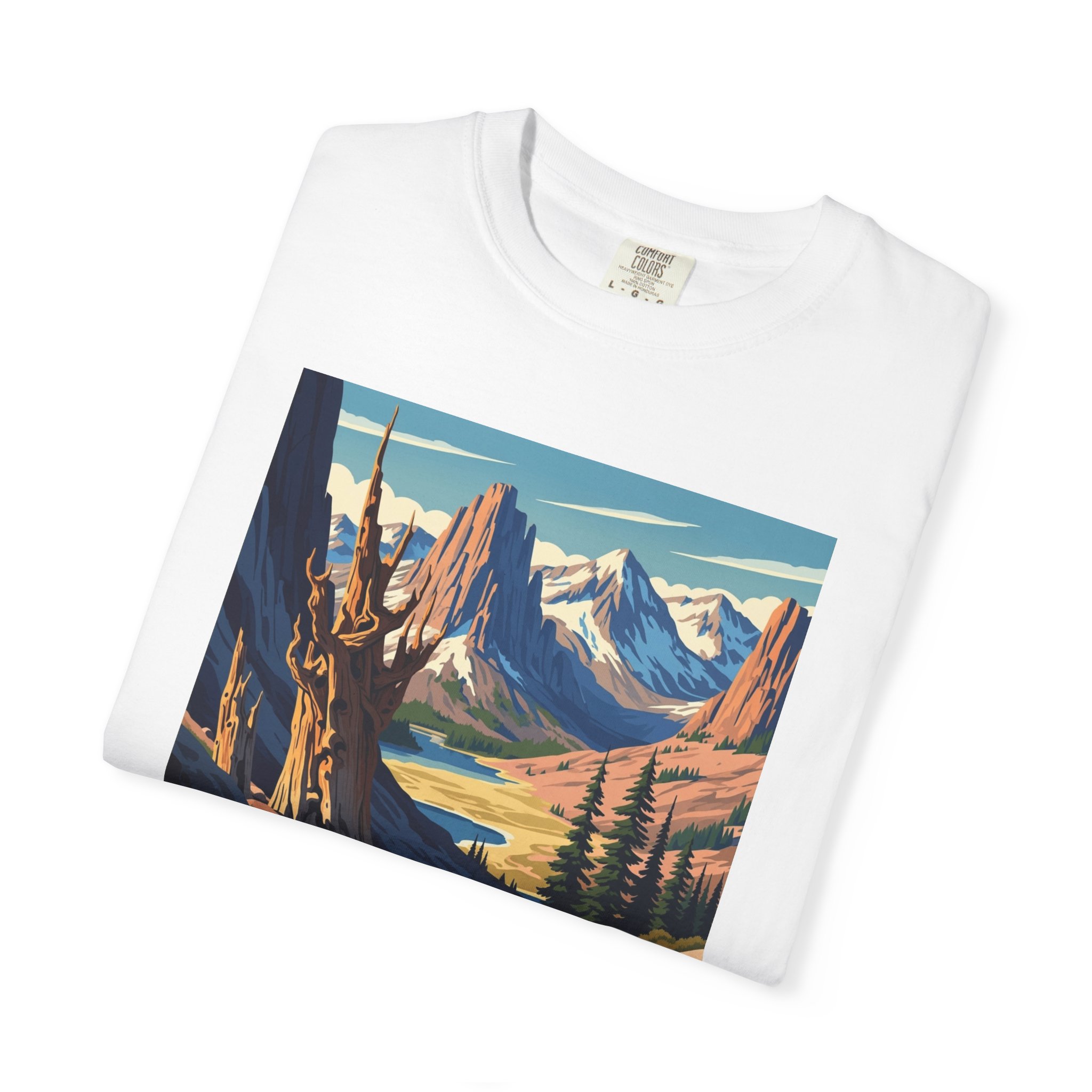 Inyo National Forest WPA Style Unisex T-shirt - Image 3