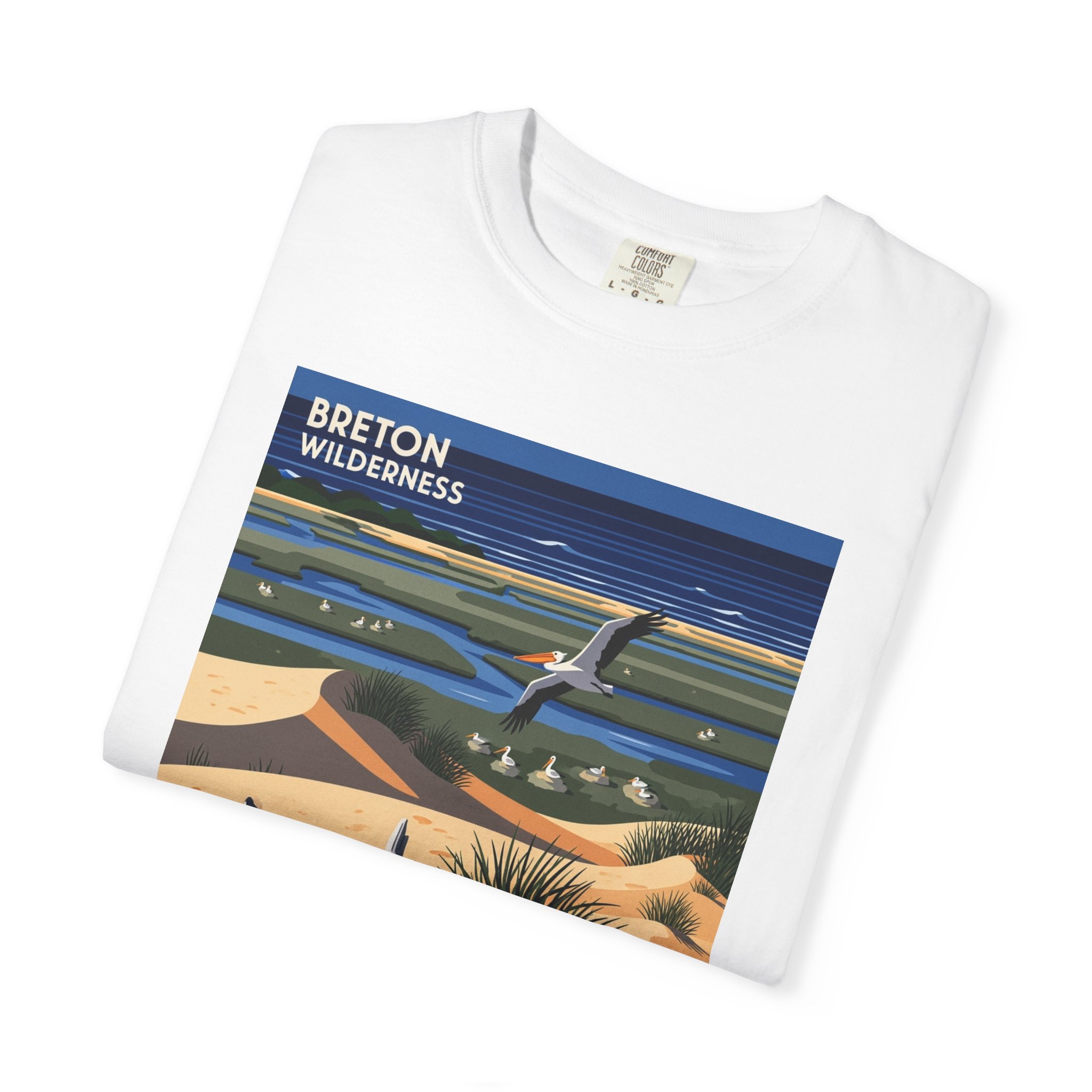 Breton Wilderness WPA Style Unisex T-shirt - Image 3