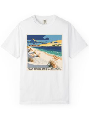 Gulf Islands National Seashore WPA Style Unisex T-shirt