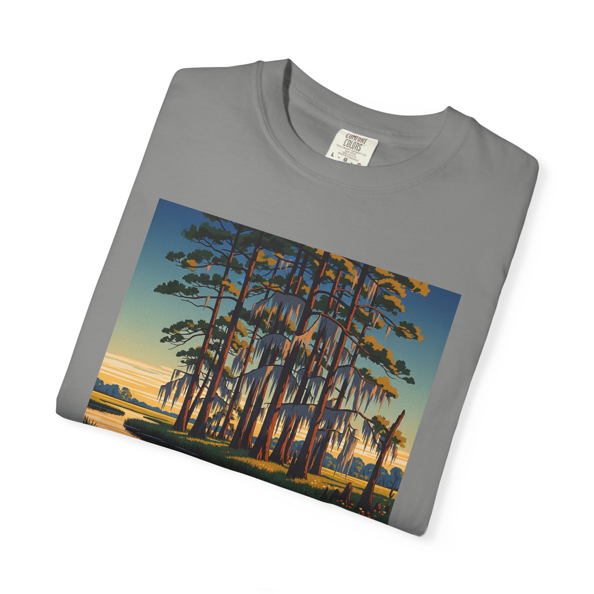 Apalachicola National Forest WPA Style Unisex T-shirt - Image 9
