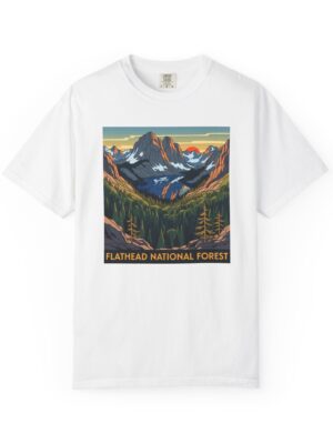 Flathead National Forest WPA Style Unisex T-shirt