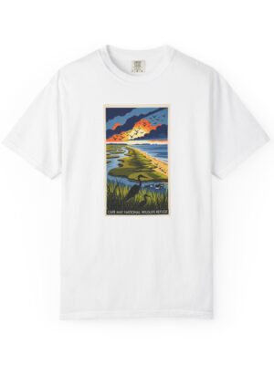 Cape May National Wildlife Refuge WPA Style Unisex T-shirt