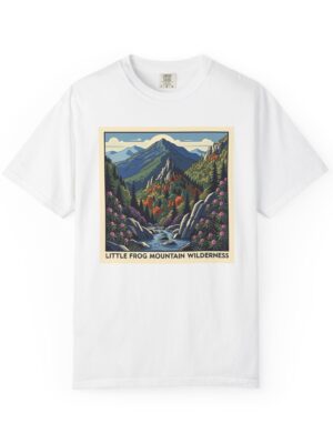 Little Frog Mountain Wilderness WPA Style Unisex T-shirt