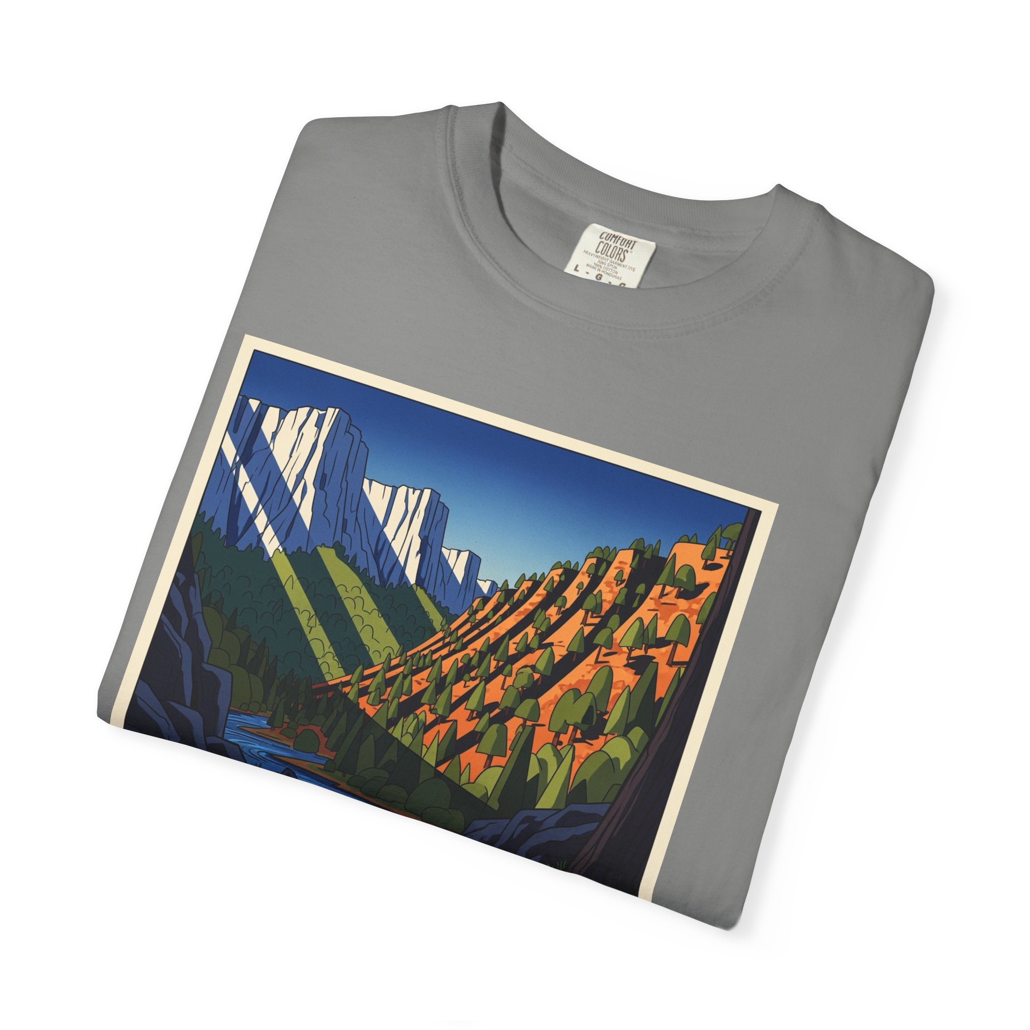 Devils Backbone Wilderness WPA Style Unisex T-shirt - Image 9