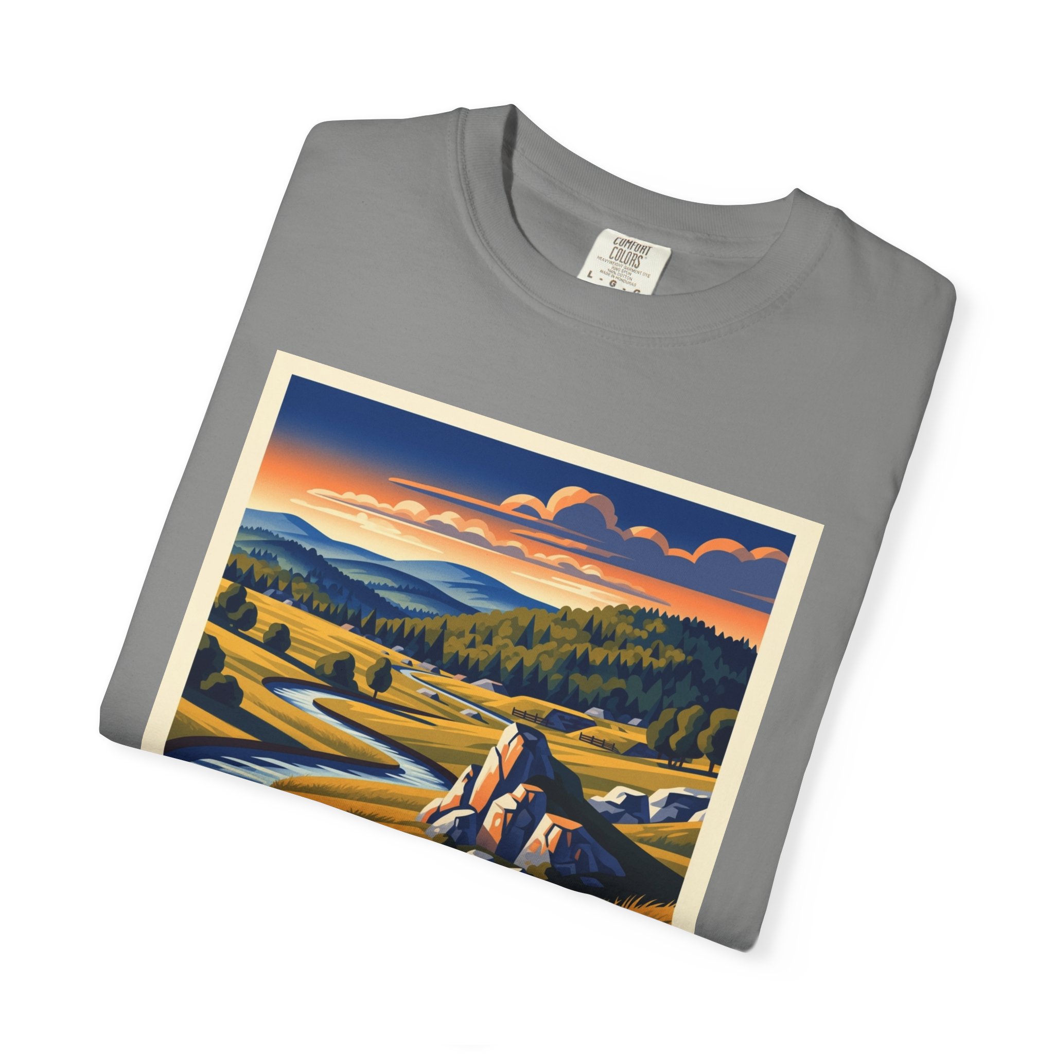 Camp Nelson National Monument WPA Style Unisex T-shirt - Image 9