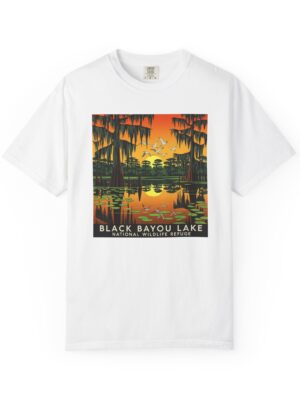 Black Bayou Lake National Wildlife Refuge WPA Style Unisex T-shirt